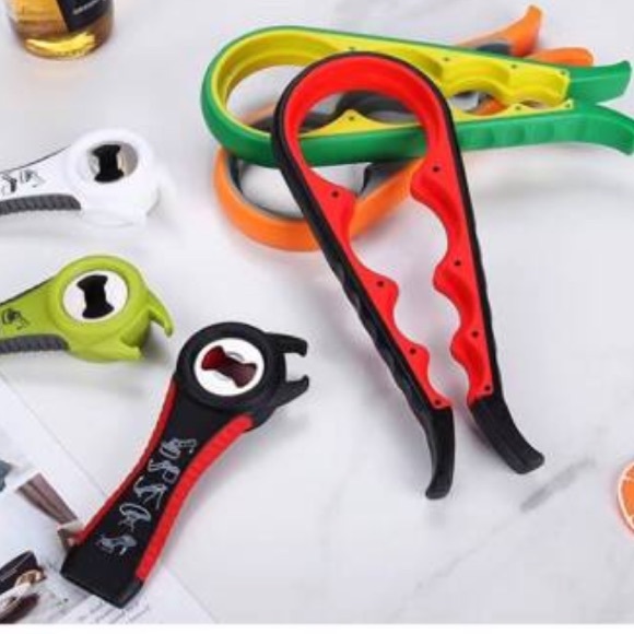 3-pc kitchen tools kitchen scissor, bottle/can opener & avocado cutter NEW - Picture 3 of 7